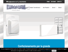 Tablet Screenshot of euroform-re.it